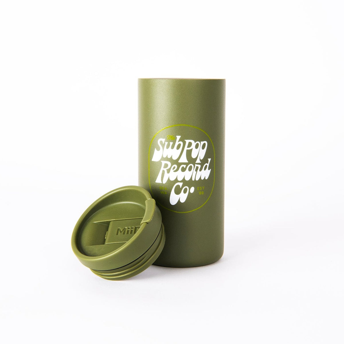 Sub Pop Coffee Tumbler Record Co. Green Sub Pop Official Store
