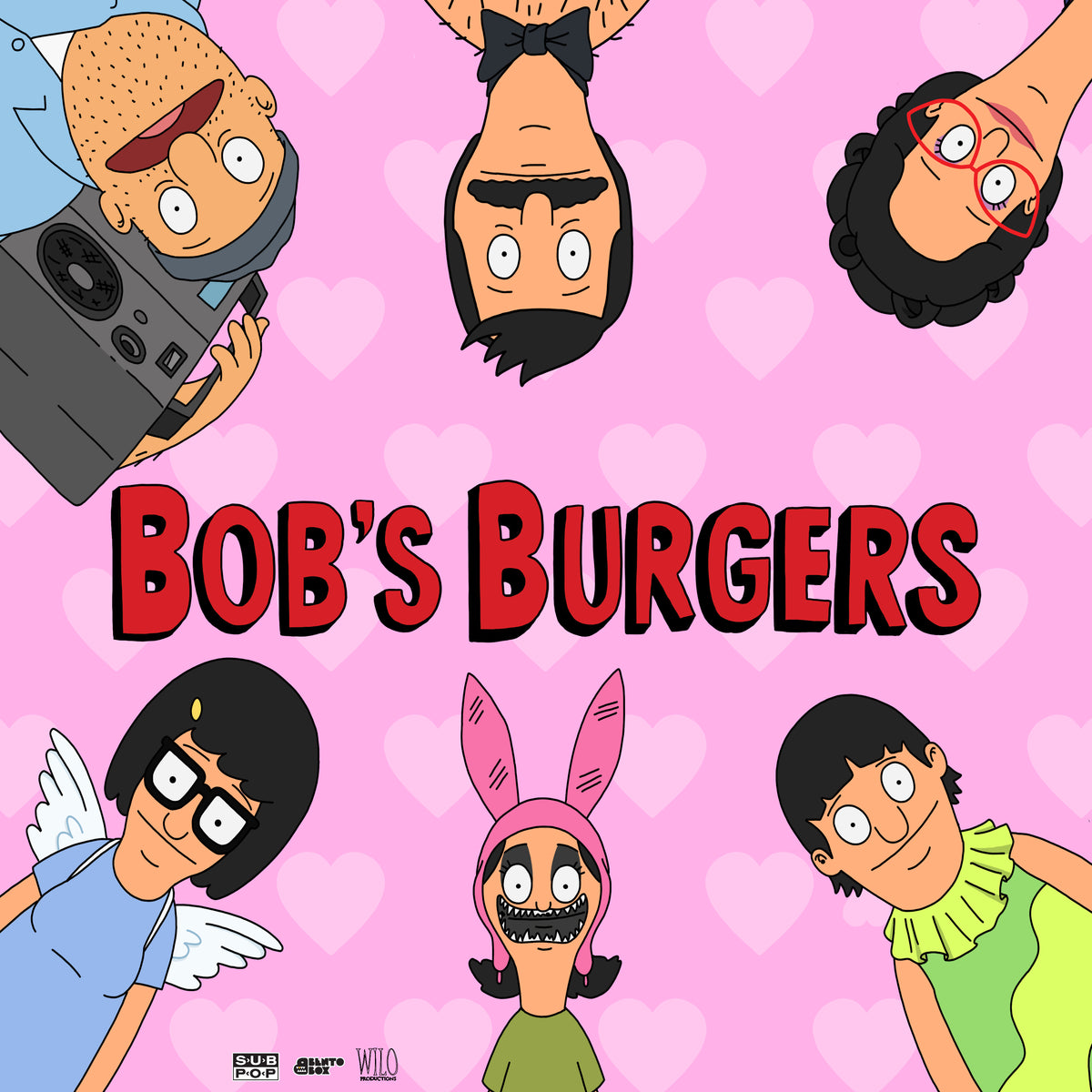 Bob's Burgers Valentine's Day Sub Pop Official Store Sub Pop Mega