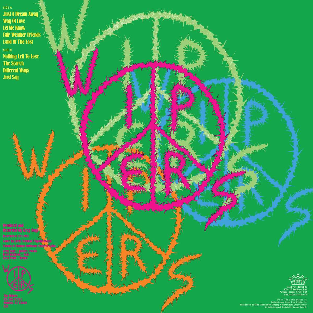 その他 LP Wipers Follow Blind (180g) MOVLP2490 Music On Vinyl /00260 Wipers – Follow Blind – Vinyl (LP, Album, Test Pressing), 1987