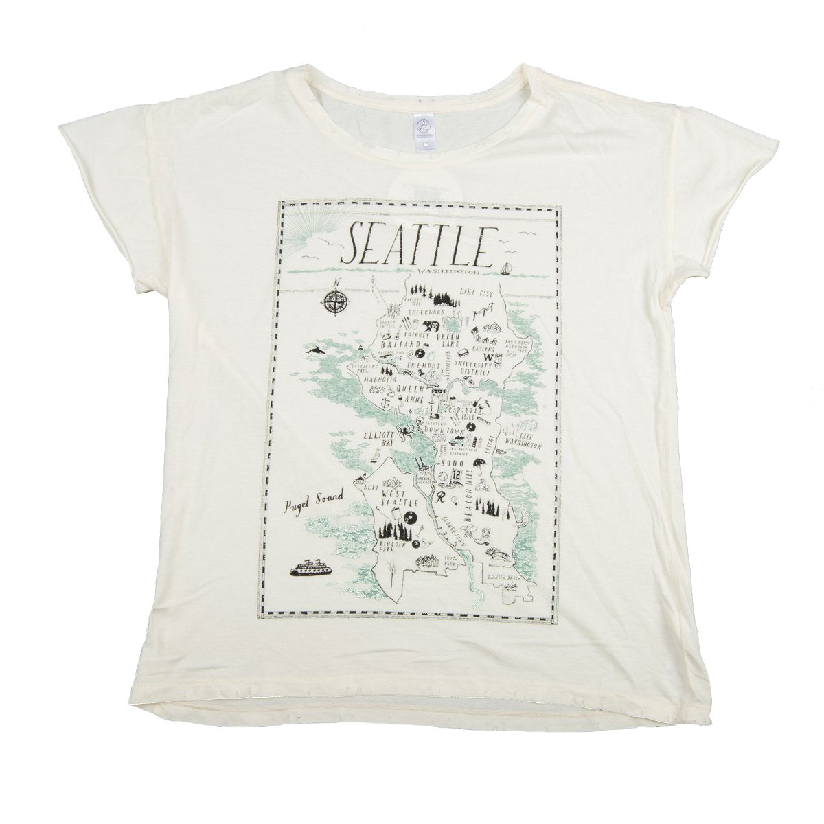 billet Alternativt forslag hånd Sub Pop / Seattle Map Vintage Women's Shirt – Sub Pop Mega Mart