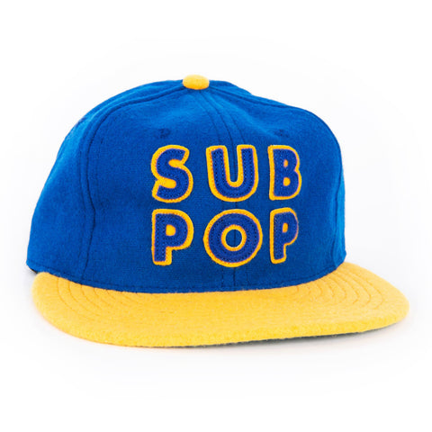 Sub Pop / Youth Logo T Navy w/ Neon Green – Sub Pop Mega Mart