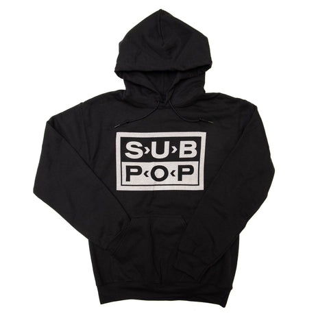 Hoodie Pullover Logo Black w/Light Grey