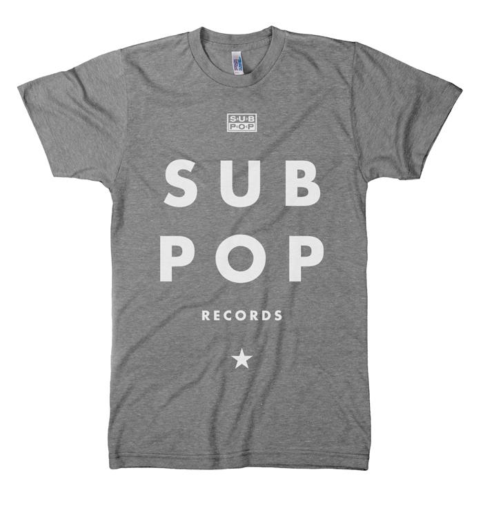 Sub Pop Sub Pop Futura Grey Shirt Sub Pop Official Store Sub Pop
