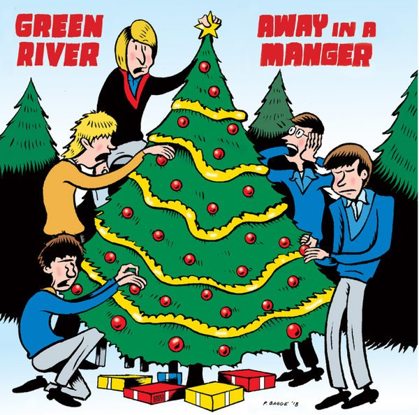 Away in a Manger / Blue Christmas 7"