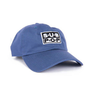 Blue Low Profile Embroidered Logo Hat