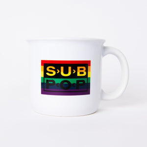 Logo Rainbow White Mug