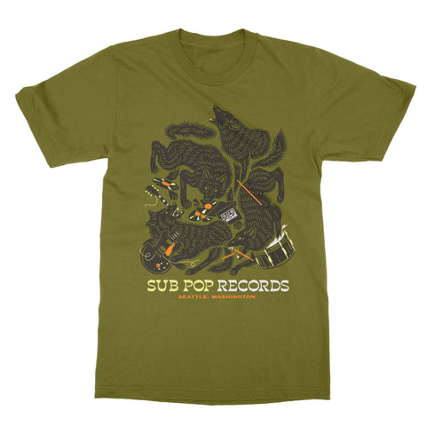 Wolves Olive T-Shirt