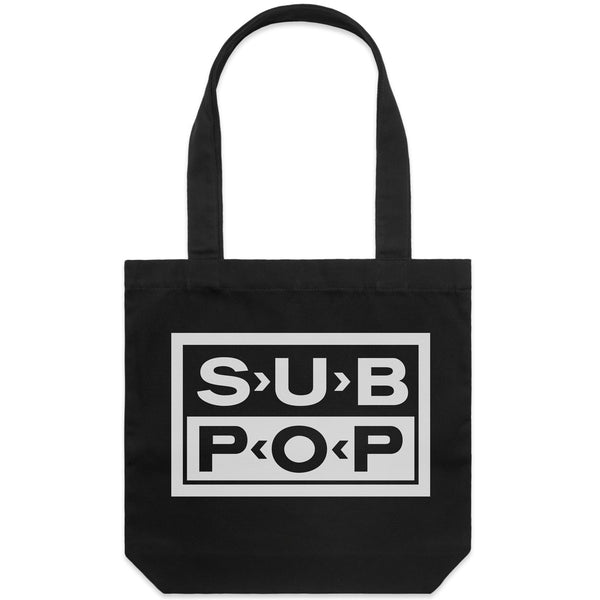 Sub Pop - Sub Pop Logo Tote Black - Sub Pop Official Store – Sub