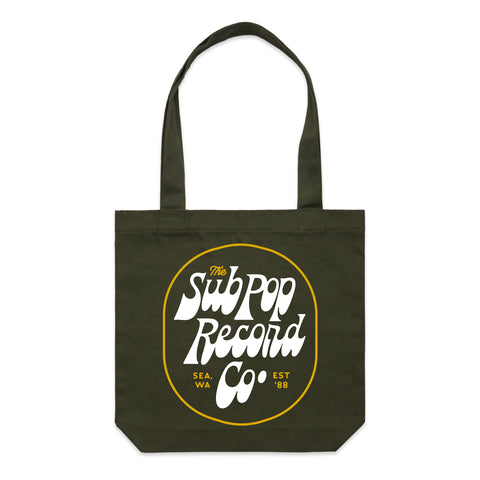 Army Green Record Co. Tote