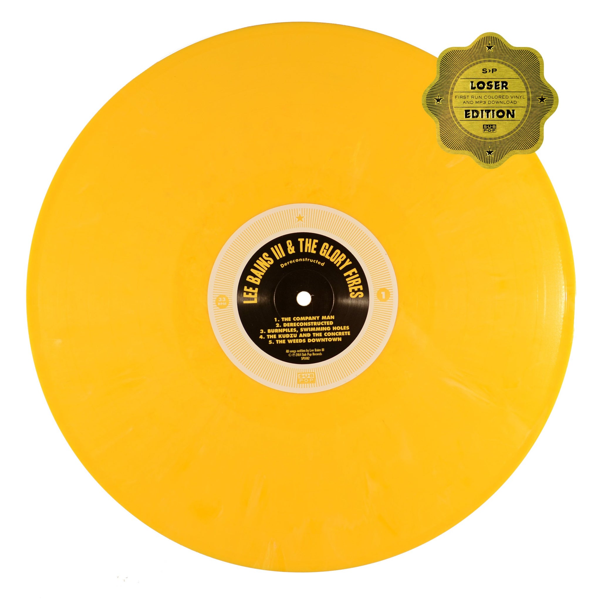 ライブP THE YELLOW DISC Lee Bains + The Glory Fires - Dereconstructed - Sub Pop Official