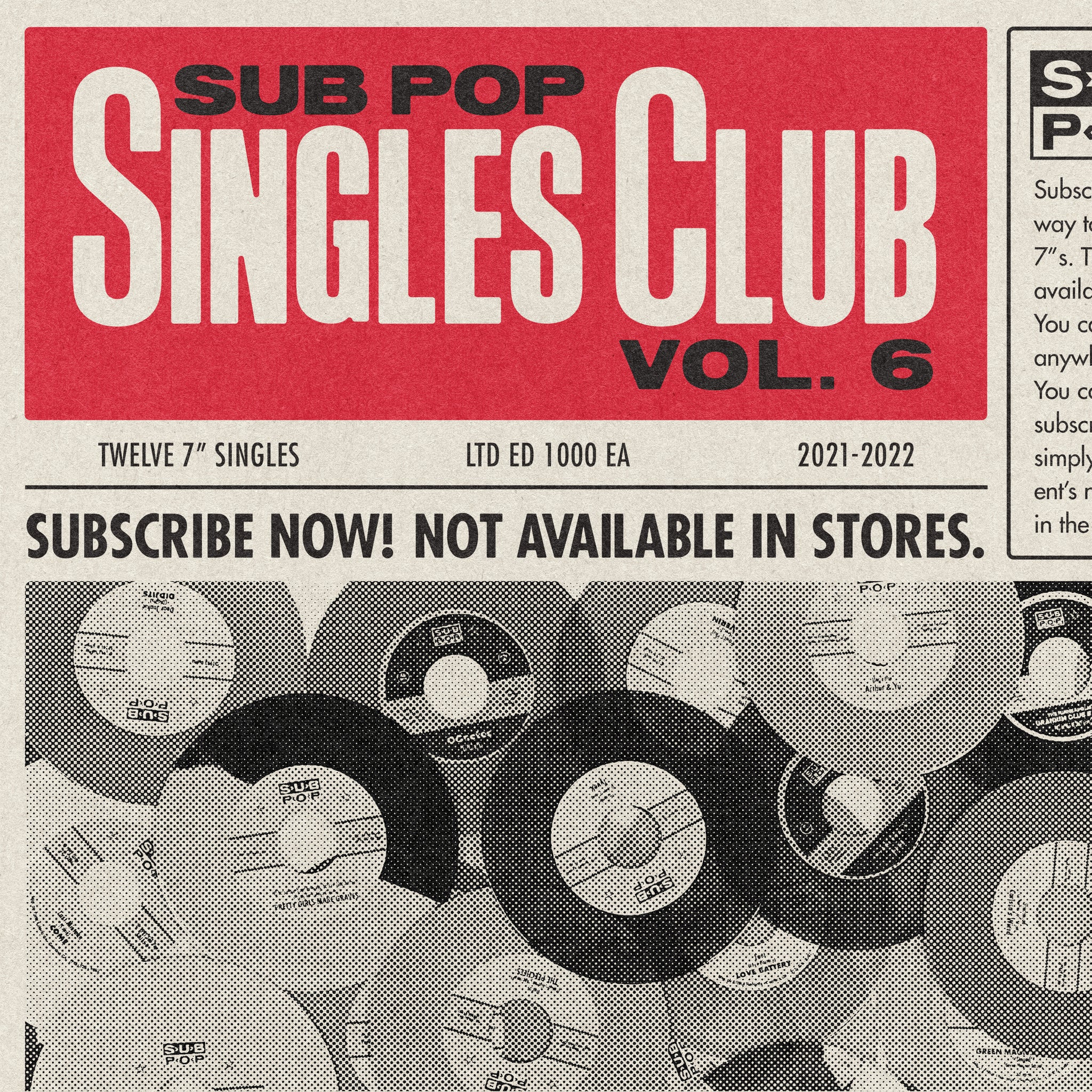 Sub Pop / Guitar Pick 6-Pack – Sub Pop Mega Mart