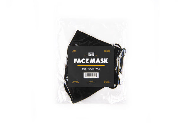 Sub Pop Face Mask in Classic Black