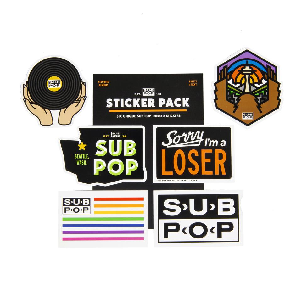 Complete set of POP sale stickers