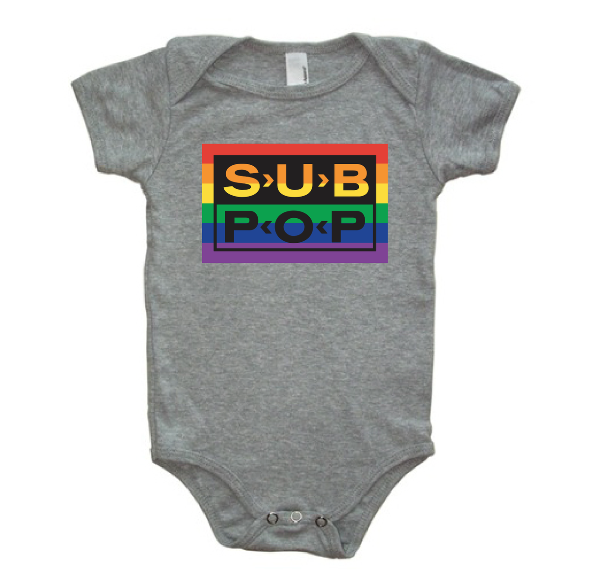 Sub Pop / Grey Rainbow Logo Onesie – Sub Pop Mega Mart